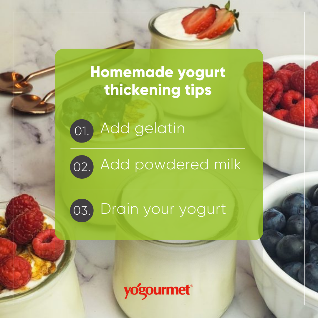 3 tips to get a firmer yogurt
